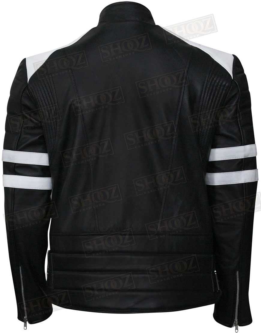 The Infiltrator Robert Mazur (Bryan Cranston) Stripes Biker Jacket The Infiltrator Robert Mazur (Bryan Cranston) Stripes Biker Jacket